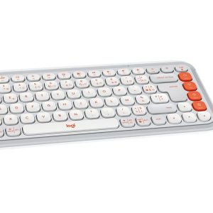 Logitech Tastatur-Maus-Set POP Icon Combo Off-white
