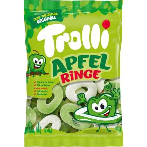 Trolli Gummibonbons Saure Apfelringe 200 g