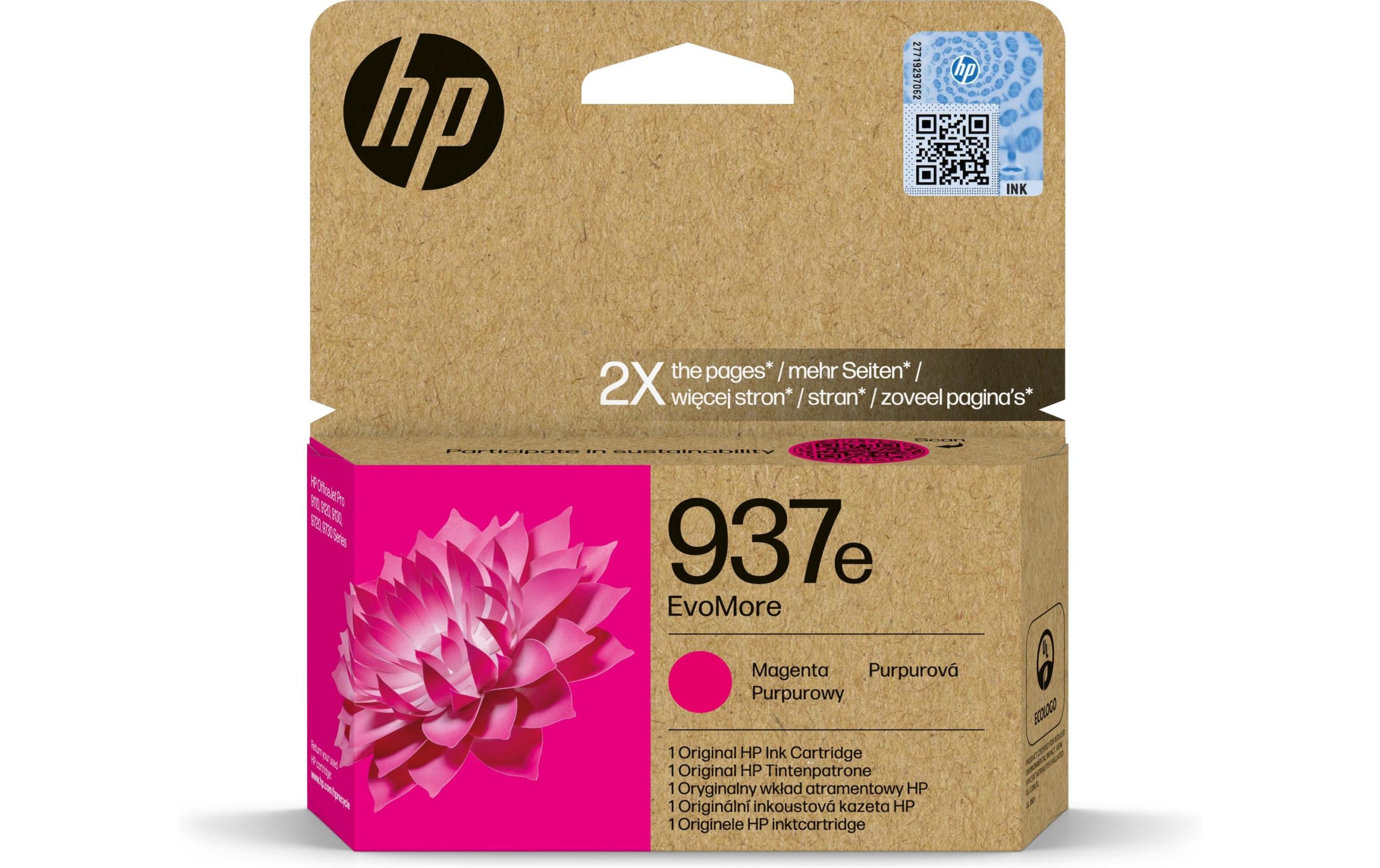 HP Tinte Nr. 937e (4S6W7NE) Magenta