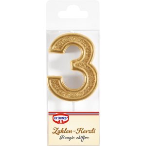 Dr.Oetker Zahlenkerze 3 1 Stück