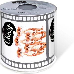 Paper + Design Toilettenpapier Say Cheese  Rollen, 3-lagig, Mehrfarbig