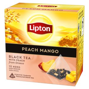 Lipton Teebeutel Schwarztee Peach Mango 20 Stück