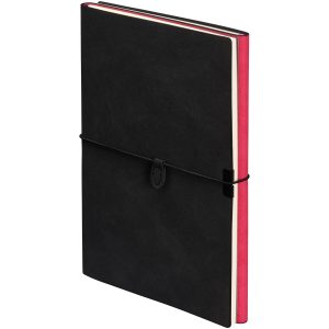 Kolma Notizbuch Smooth 2 in 1, A5, gepunktet/ blanko, schwarz/pink