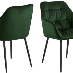 AC Design Stuhl Brooke, 2 Stück Forest Green