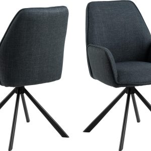 AC Design Stuhl Glenda, 2 Stück, Anthrazit