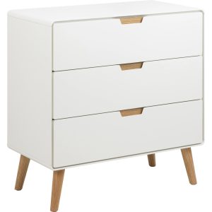 AC Design Kommode Lowell 80 x 80 cm, Weiss