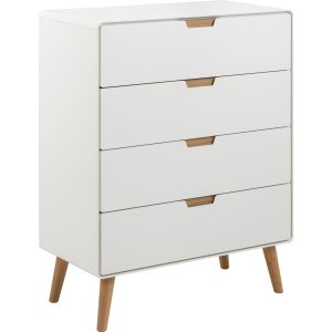 AC Design Kommode Lowell 80 x 100 cm, Weiss
