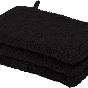 Aquanova Waschhandschuh London 1 Stück 16 x 22 cm, Schwarz