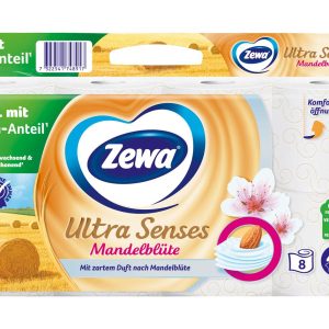Zewa Toilettenpapier Ultra Senses Mandelblüte 8 Rollen