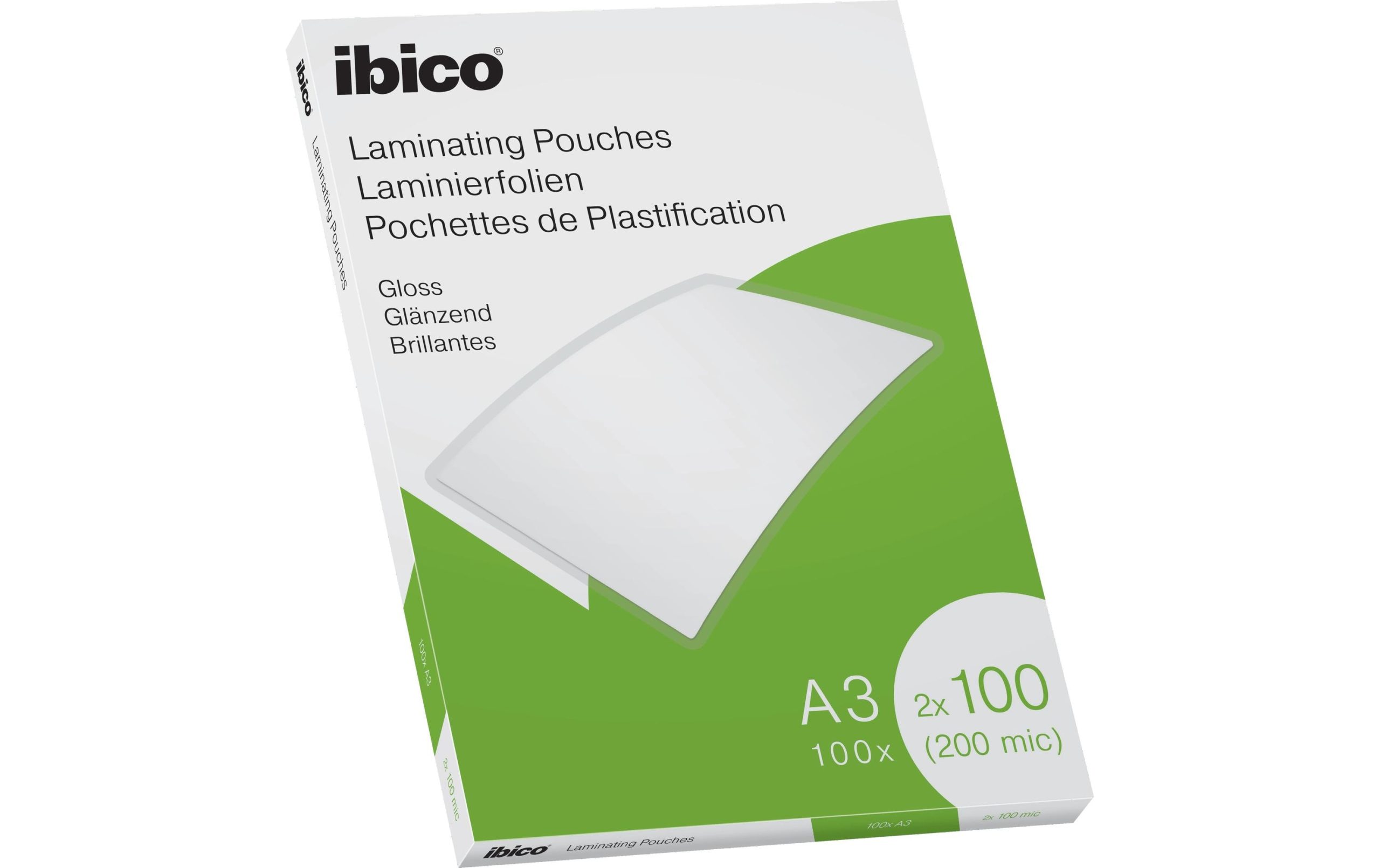 Ibico Laminierfolie Ibico A3, 100 µm, 100 Stück, Wasserabweisend