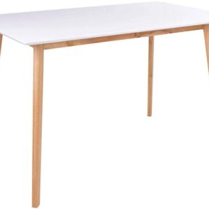House Nordic Tisch Vojens 120 x 75 cm, Braun/Weiss