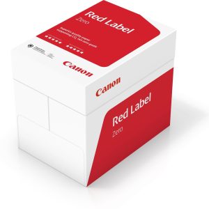 Canon Druckerpapier Red Label Zero A4, Weiss, 80 g/m², 2500 Blatt