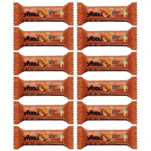 YFOOD Riegel Salted Nuts 12 x 60 g