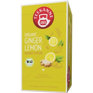 Teekanne Teebeutel Gastro Bio Ingwer-Zitrone 20 Stück