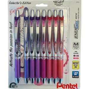pentel Gelschreiber Passion 0.7 mm, Mehrfarbig, 8 Stück