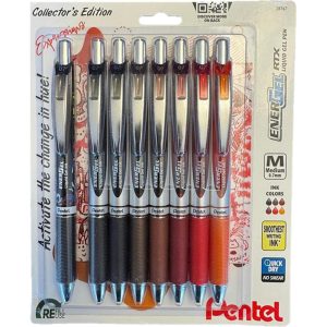 pentel Gelschreiber Change 0.7 mm, Mehrfarbig, 8 Stück