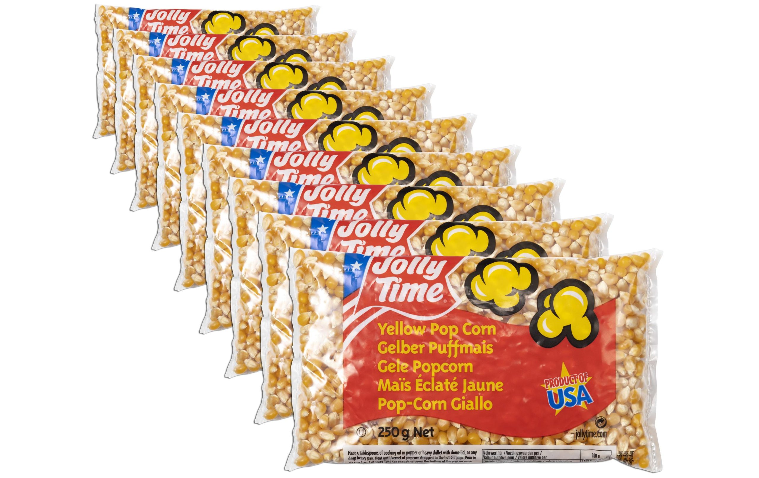 Jolly Time Popcorn Gelb 9x 250 g