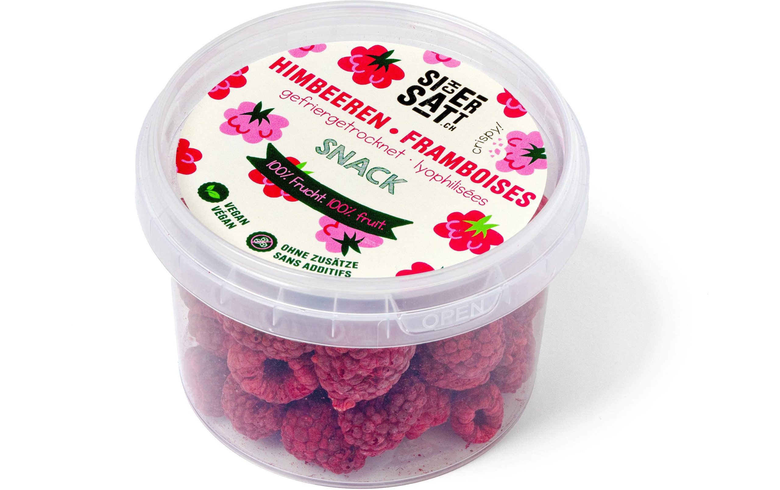SicherSatt Himbeeren Snack gefriergetrocknet 25 g