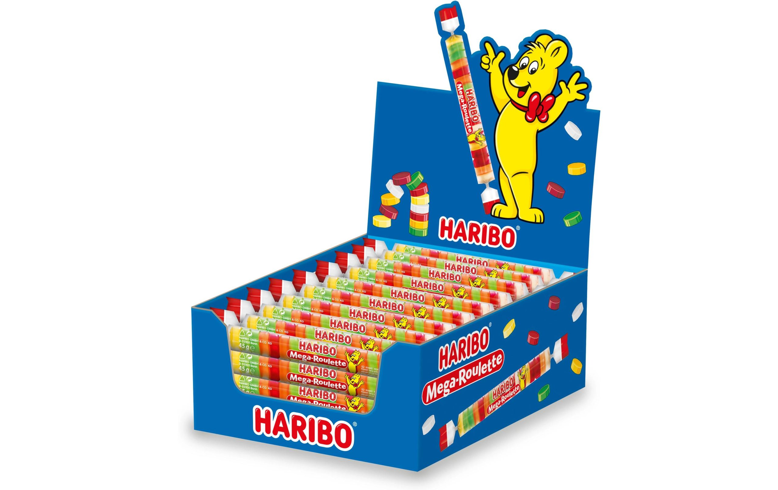 Haribo Bonbons & Gummibären Mega-Roulette 40 x 45 g