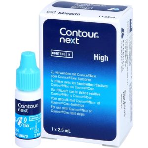 Contour next Kontroll-Lösung high 2.5 ml