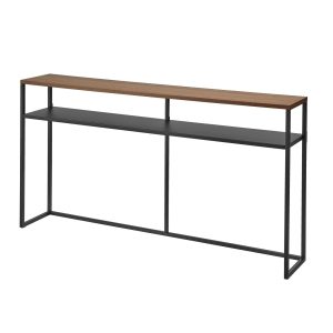Yamazaki Konsolentisch TOWER 126 x 65 cm, Schwarz