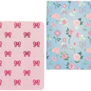 Rico Design Notizheft La Vie en Rose 2 x A6, Dot, Blau/Rosa