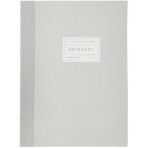 Rico Design Notizbuch S 14.5 x 19.5 cm, Dot, Hellgrau