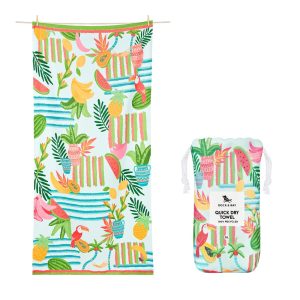 Dock & Bay Strandtuch Tropicana Treat 200 cm x 90 cm, Mehrfarbig