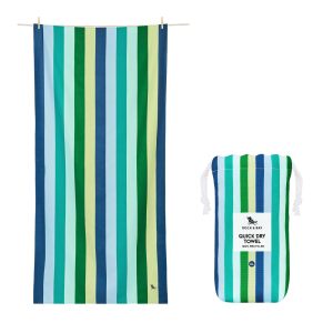 Dock & Bay Strandtuch Cool Lagoon 200 cm x 90 cm, Mehrfarbig