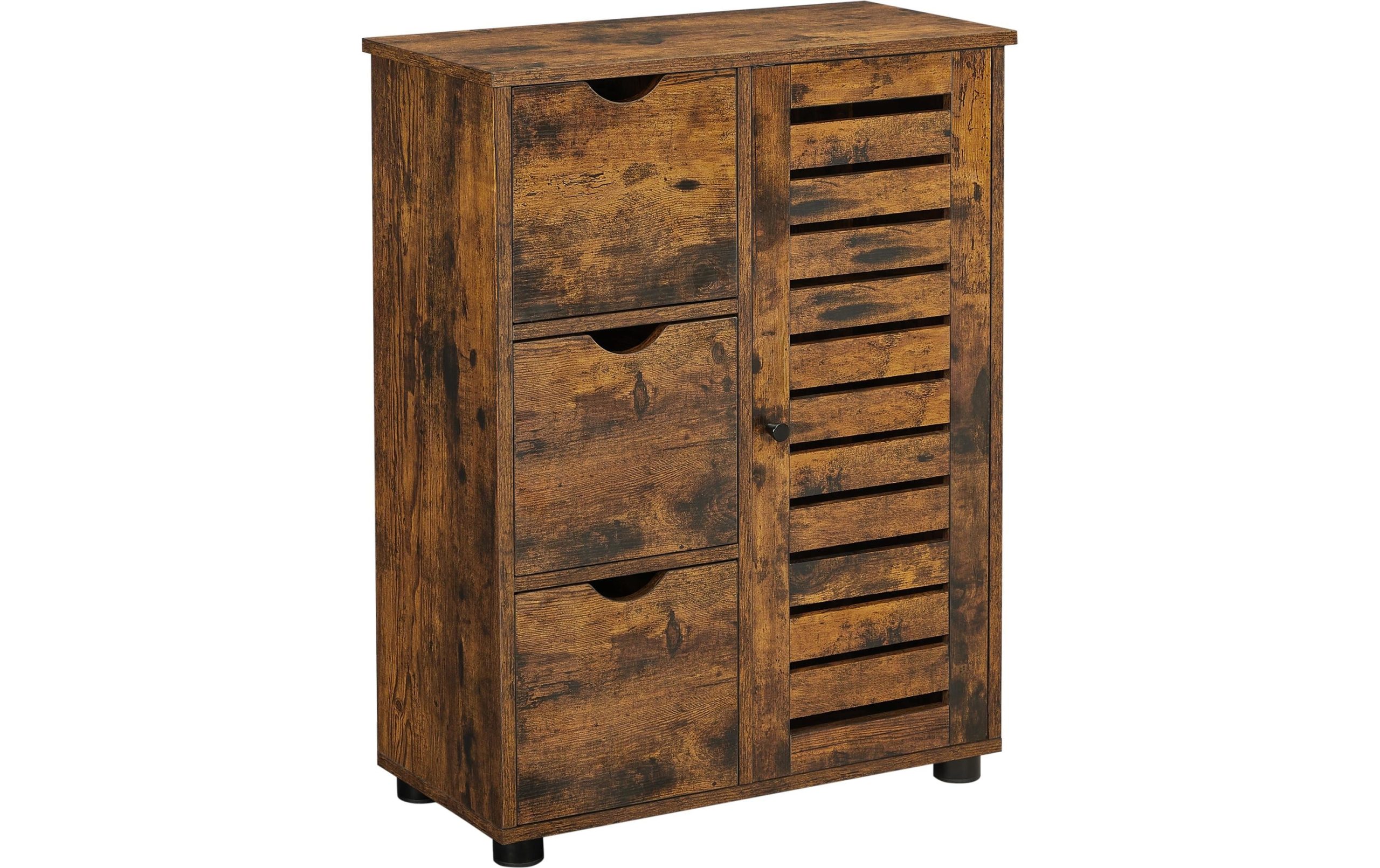 VASAGLE Schrank mit Schubladen 60 x 80 cm, Braun