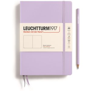 Leuchtturm Notizbuch Medium A5, Blanko, Lila