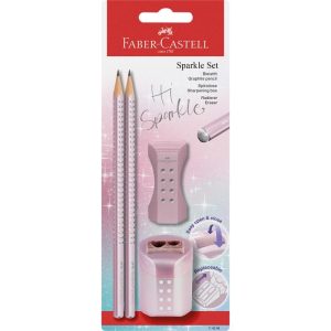Faber-Castell Schreibset Sparkle Rose BK