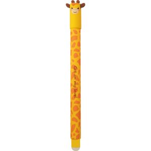 Eberhard Faber Gelschreiber Animal Erase It Giraffe 0.7 mm, Gelb