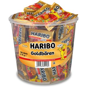 Haribo Gummibären Goldbären Dose Minibeutel 1000 g