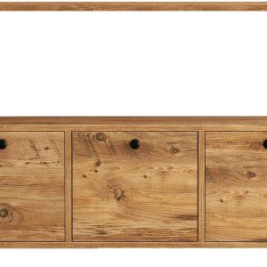 Woody Fashion Konsolentisch Nero v2 120 x 75 cm, Braun/Schwarz