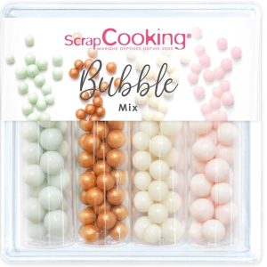 ScrapCooking Zuckerstreusel Mix Perlen gross 62 g, 4 Stück