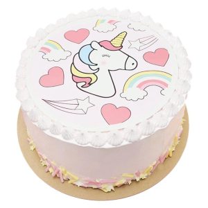ScrapCooking Tortenaufleger Einhorn D18 cm