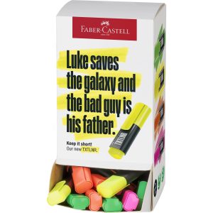 Faber-Castell Textmarker TXTLNR Grosspack 60er Set Kartonschachtel