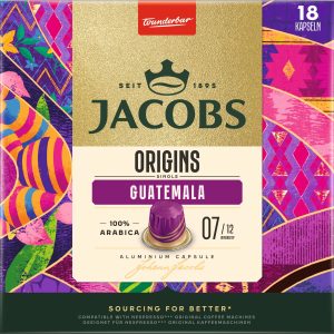 Jacobs Kaffeekapseln Single Origins Guatemala 18 Stück