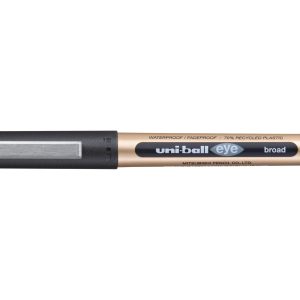 Uni Rollerball Eye broad ECO 1 mm, Schwarz/Bronze