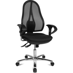 Topstar Bürostuhl Open Point Syncro Deluxe, Schwarz