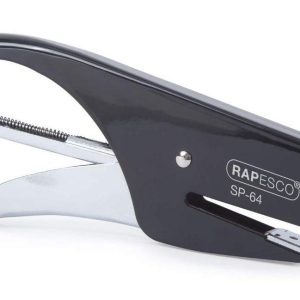 Rapesco SP-64 Metall-Heftzange 12 Seiten, Schwarz