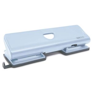 Rapesco 720 4-fach Metalllocher 20 Blatt Kapazität, Hellblau