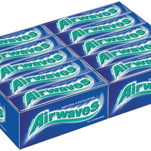 Airwaves Kaugummi Menthol und Eucalyptus 30 x 14 g