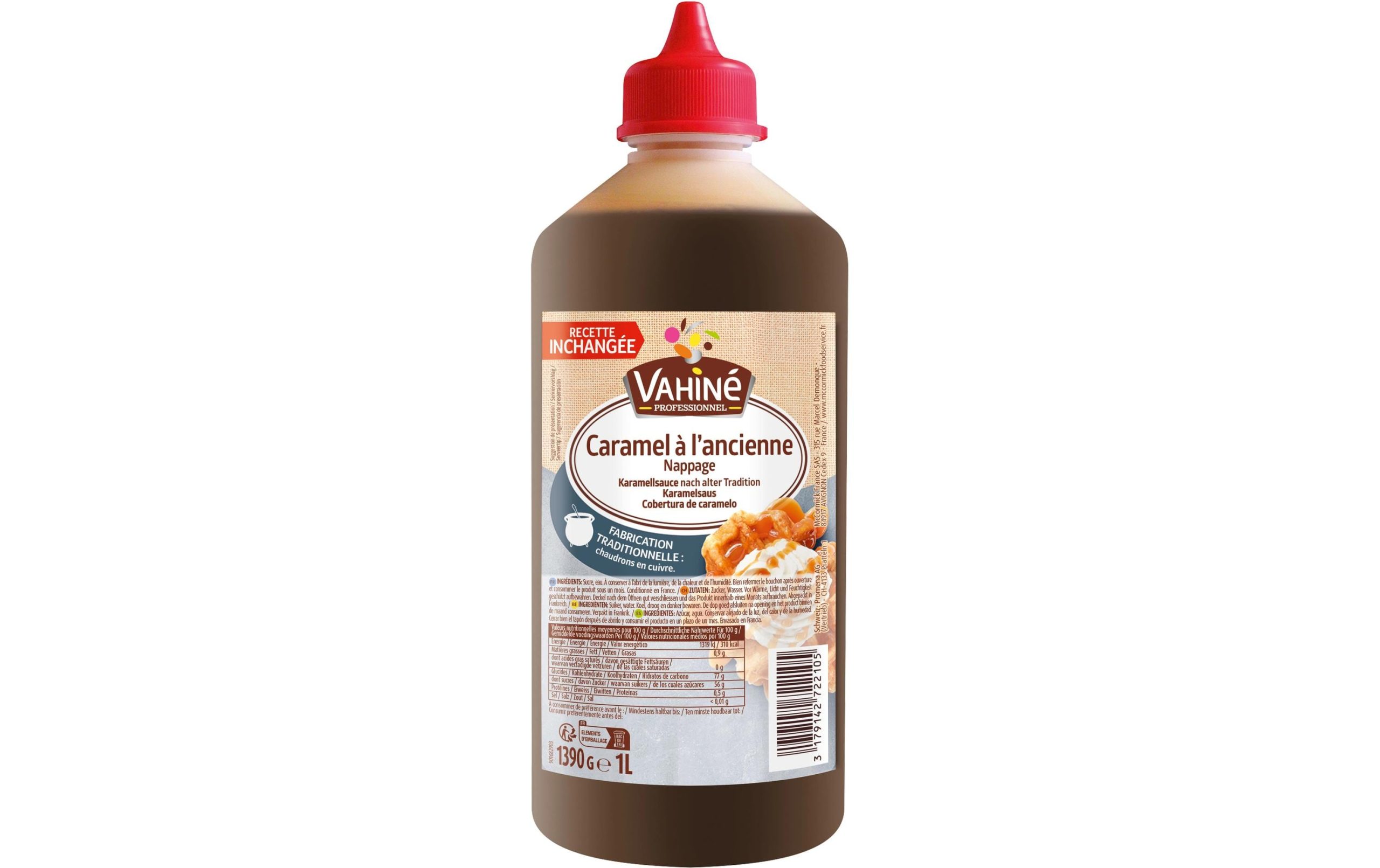 Vahiné Topping Karamell Traditionell 1 l