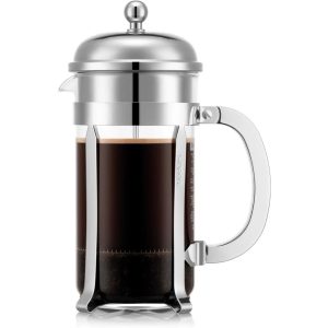 Bodum Kaffeebereiter Chambord Verchromt, Silber, 1 l