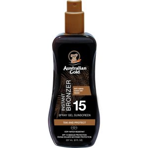 Australian Gold Sonnenspray Gel mit Bronzer SPF 15 237 ml