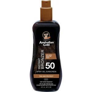 Australian Gold Sonnenspray Gel mit Bronzer SPF 50 237 ml