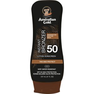 Australian Gold Sonnencreme Lotion mit Bronzer SPF 50 237 ml