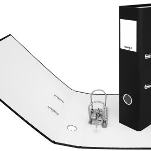 Biella Ordner Plasticolor A4 7 cm, Schwarz